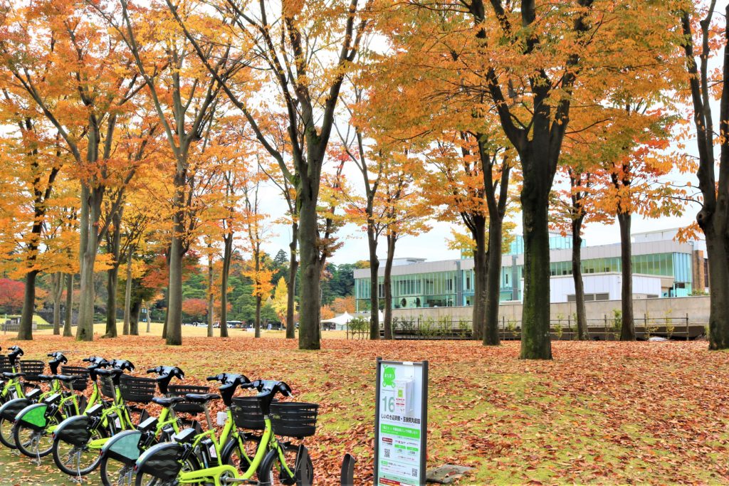 兼六園・金沢城公園など金沢観光には【バス】【自転車】がおすすめ！　まちのりサイクルポート16しいのき迎賓館・玉泉院丸庭園